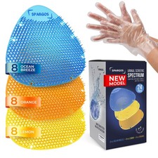 Urinal Screen Deodorizer 24 Pack 1 Count Pack of 24 , Blue, Orange, Yellow