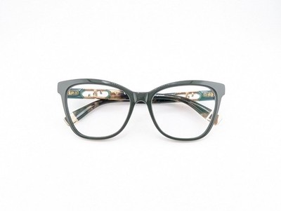 Furla Eyeglasses Frames Only, VFU758K COL.0D80, 53-16-135, Green/Brown