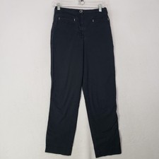 Maeve Anthropologie Trouser-Style Pants Womens 4 Black High Rise Ankle Length