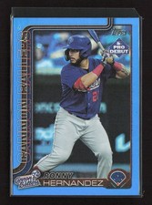 2025 Topps Pro Debut #PD-161 Ronny Hernandez Blue Foil #/150