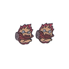 Anime Cute Earrings Stud, Metal Cartoon Ear Stud for Women and Men