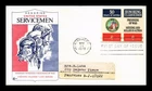 US COVER SERVICEMEN POW MIA FDC COMBO COVER CRAFT CACHET INSERT