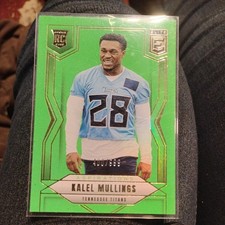 2025 Panini Donruss Elite Kalel Mullings Rookie Green Explosion # 146 400/999