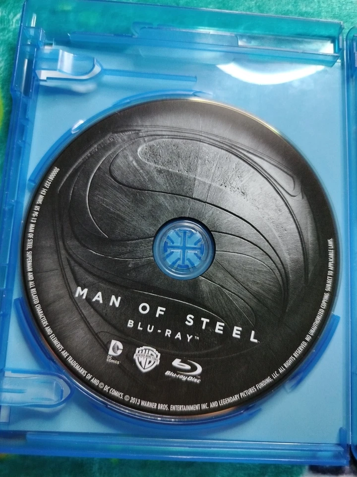 Man of Steel 3D (Blu-ray + DVD, 2013, 4-Disc Set) DC Henry Cavill - Image 4 of 4
