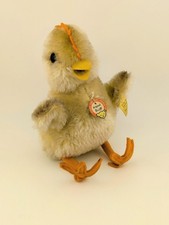 RARE 1950s STEIFF VINTAGE CHICK Mohair 4.5" w/ All IDs  Germany 