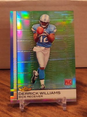 2009 Topps Finest - Derrick Williams Green Refractor /199 Lions RC
