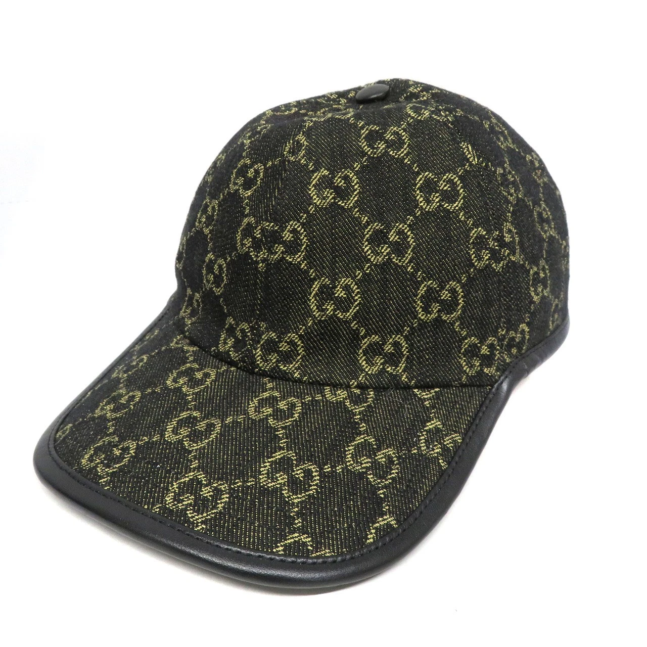 Gucci 656206 Gg Canvas Baseball Cap Black U