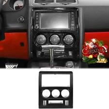 Center Console Navigation Cover Trim For Dodge Challenger 2009-2014 Carbon Fiber