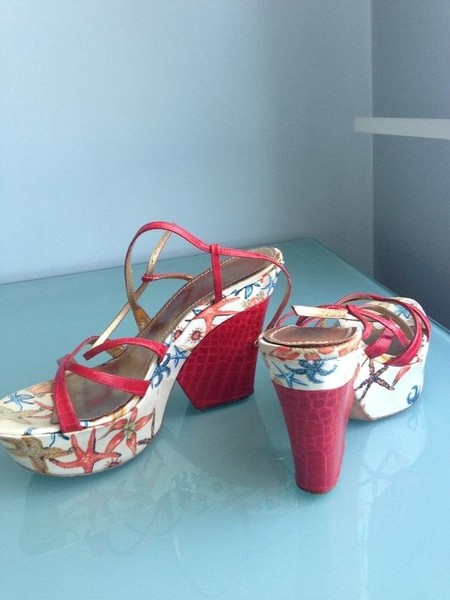 Women Casadei Heels White Satin 39