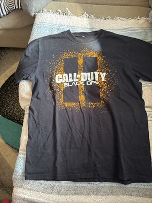 Call Of Duty Black Ops 2 Video Games Black Faded T Shirt Men s Size Medium VTG