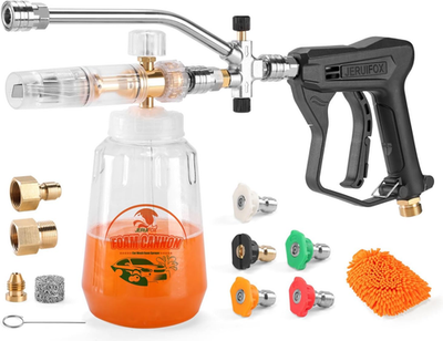 #ad Dual Connector Foam Cannon for Pressure Washer Pressure Washer Gun with Foam Ca $87.46