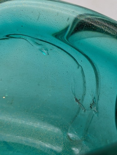 Cendrier en Verre Murano vert - Bild 8 von 11