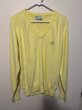 Masters Augusta National Golf Shop Yellow Sweater Men  s Size L America