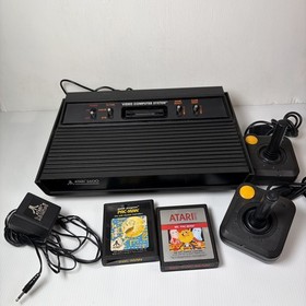 Atari 2600 VCS Vader System Console w/ Pac-Man, Ms. Pac-Man & 2 Joysticks