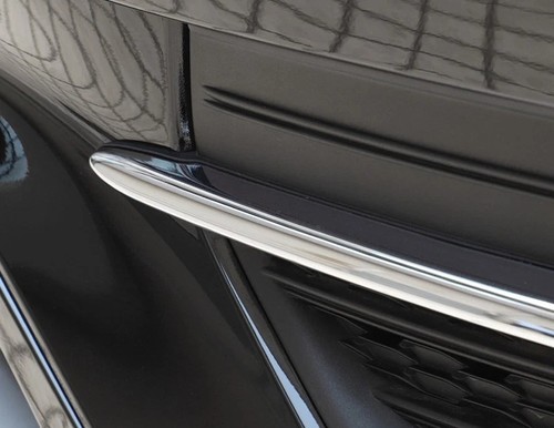 Pair Chrome Front Bumper Fog Light Cover Molding Trim For Volvo XC90 2015-2019 - Picture 10 of 12