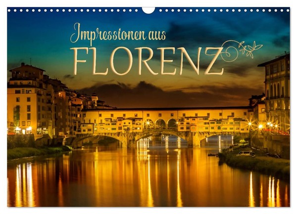 "Calendar 2027 · US Version · Impressions From Florence (Wall Calendar 2027 17\" ×"-image