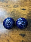 Vintage Fiestaware Cobalt Blue Salt & Pepper Shakers Homer Laughlin