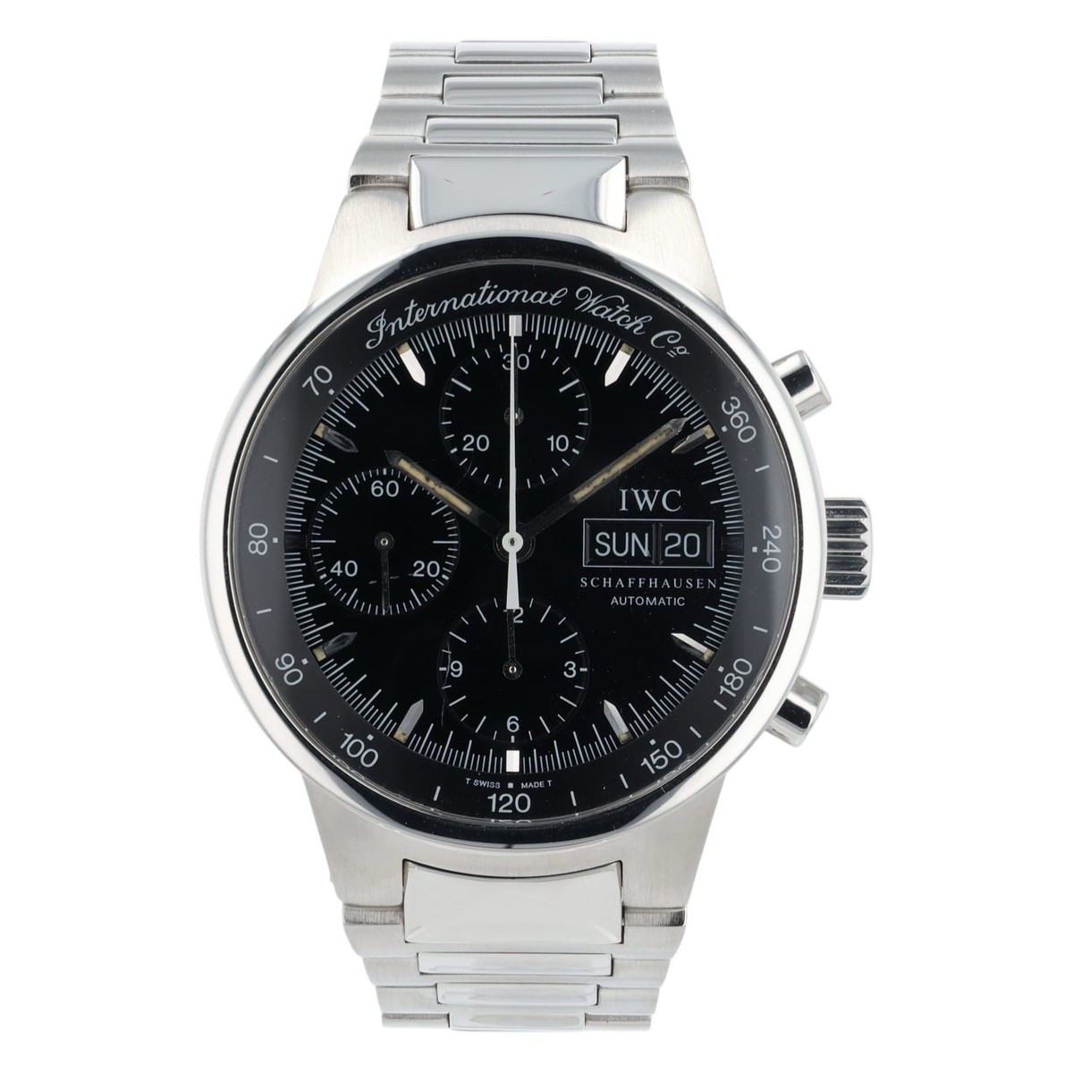 IWC GST Black Dial Stainless Steel 40mm Automatic Movement Men's