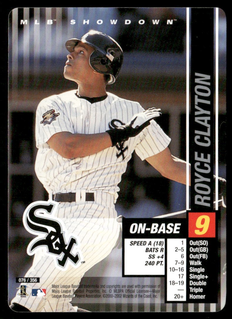 2002 MLB Showdown Royce Clayton #076