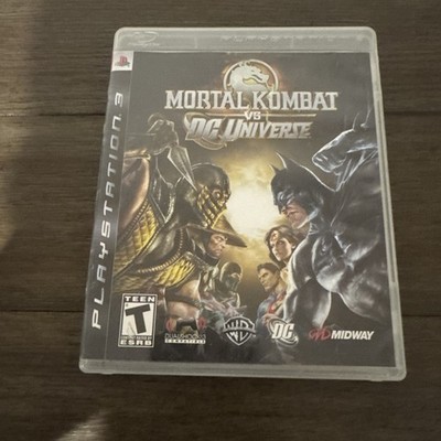 Mortal Kombat vs DC Universe PS3 Multiplayer Fighting T Manual Included