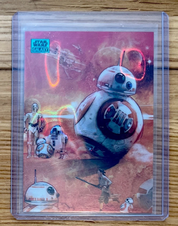 2024 Topps Cromo Star Wars Galaxy - Aventuras si BB-8.  /175 #16 ¡COMO NUEVO!  Foto 3 de 3
