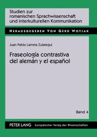 FraseologíA Contrastiva Del AlemáN Y El EspañOl | Juan Pablo Larreta | Buch