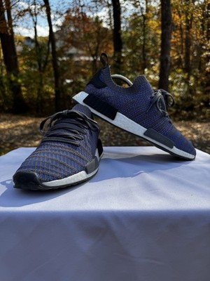 adidas NMD_R1 Primeknit  Trace Grey, Utility Blue, Core Black 