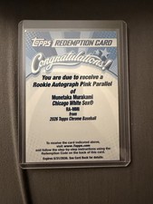 Munetaka Murakami Chrome 2026 Pink /250 Auto