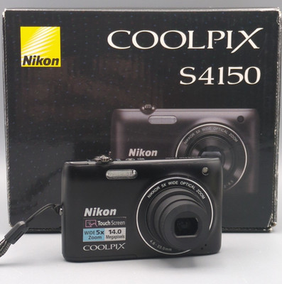 Nikon Coolpix S4150 Digitalkamera Touchscreen Ladegerät, getestet funktioniert / verpackt