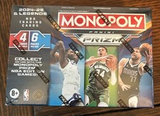 Monopoly Panini Prizm 2024-25 NBA Basketball Trading Cards Booster