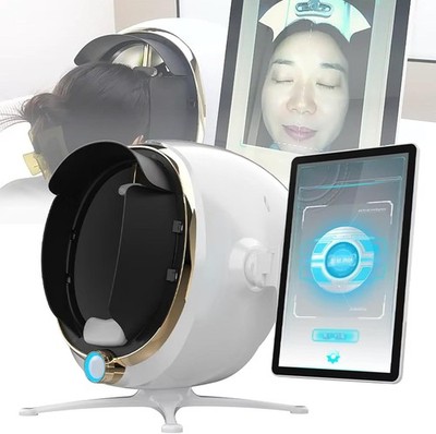 3D Portable Face Scanner Tester Digital Diagnostic Facial Skin Analyzer Machine