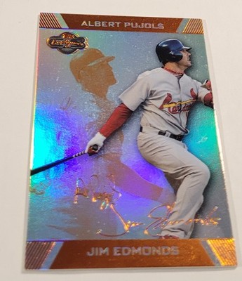 2007 Topps Co-Signers Hyper Silver Bronze #13 Edmonds/Pujols /50 see description