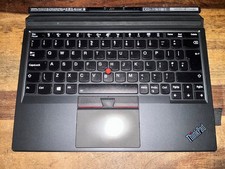 Genuine Lenovo Thinkpad X1 Tablet 1 Gen 2 Thin Keyboard UK QWERTY 01AY141 Black