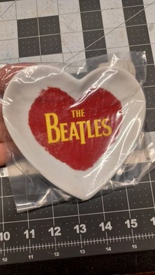 The Beatles Heart Porcelain Trinket Dish New In Sealed Package