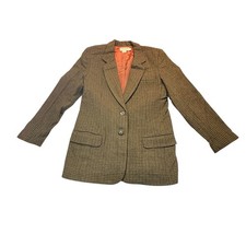 Vintage Banana Republic Safari Travel Clothing Wool Blazer Womens 8