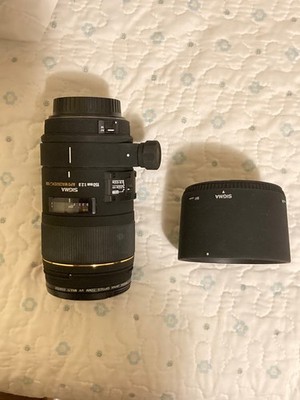 Sigma AF 150mm f/2.8 APO EX Macro DG HSM Lens for Canon EF + Box, Hoods, Case