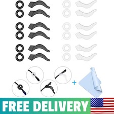 12 Pairs Eyeglasses Ear Grips, Anti Slip Eyeglass Retainer, Silicone Ear Hook,