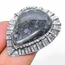 Russian Charoite Gemstone 925 Sterling Silver Jewelry Ring Size 6.5 i878