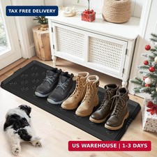 Heavy Duty Boot Trays Natural Rubber Shoe Mat Tray for Entryway Large Boot mat T