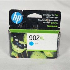 New Genuine HP 902XL Cyan T6M02AN Ink Cartridges EXP 05/2024