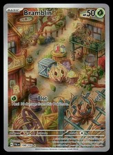 Pokemon Cards Bramblin 198/193 Holo Paldea Evolved Illustration Rare NM
