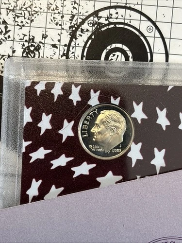 2002 S Roosevelt Dime SILVER Proof - Deep Cameo  90% Silver FREE SHIPPING