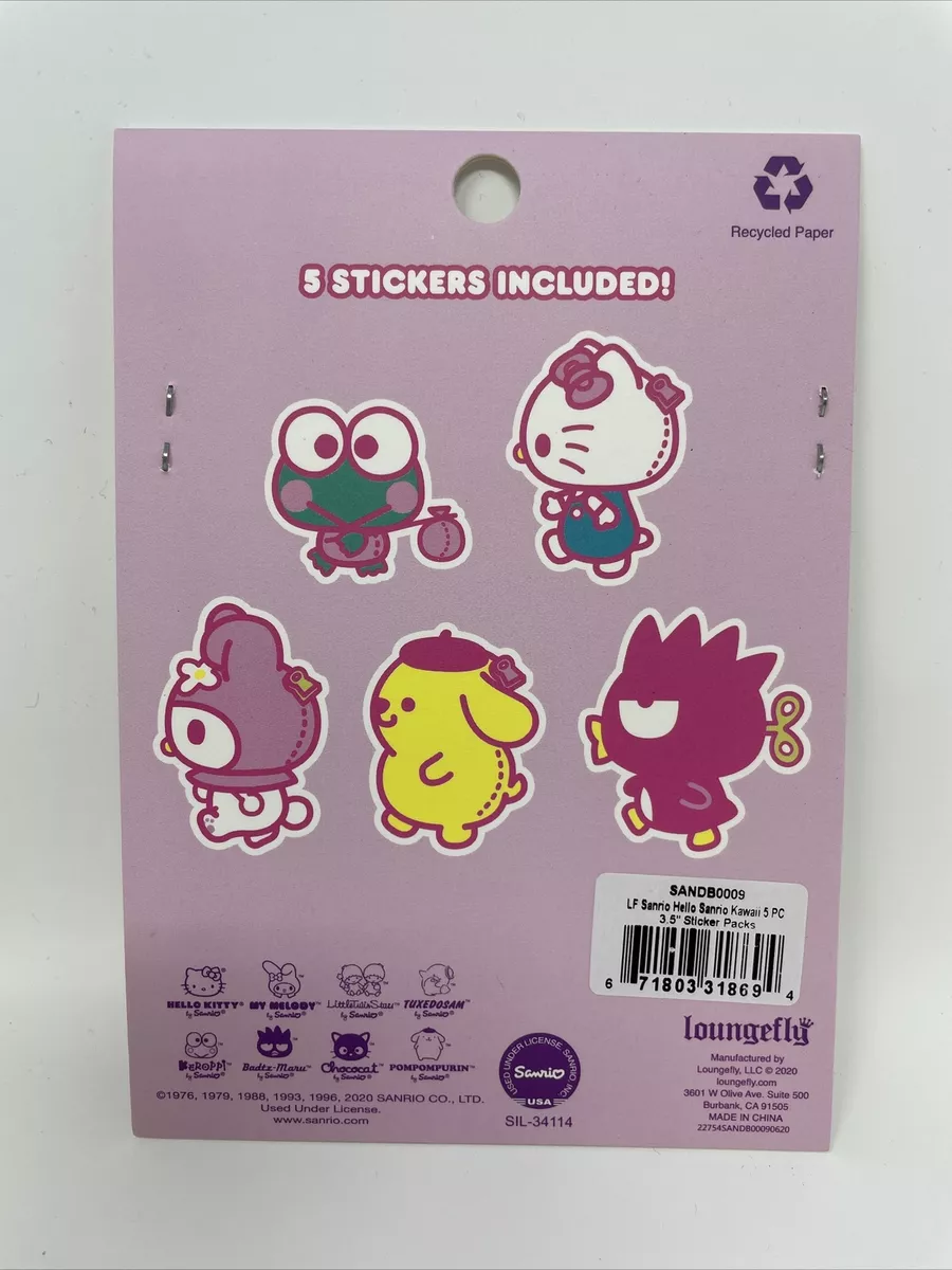 Loungefly Sanrio Hello Kitty and Friends Kawaii 3.5 Sticker Pack