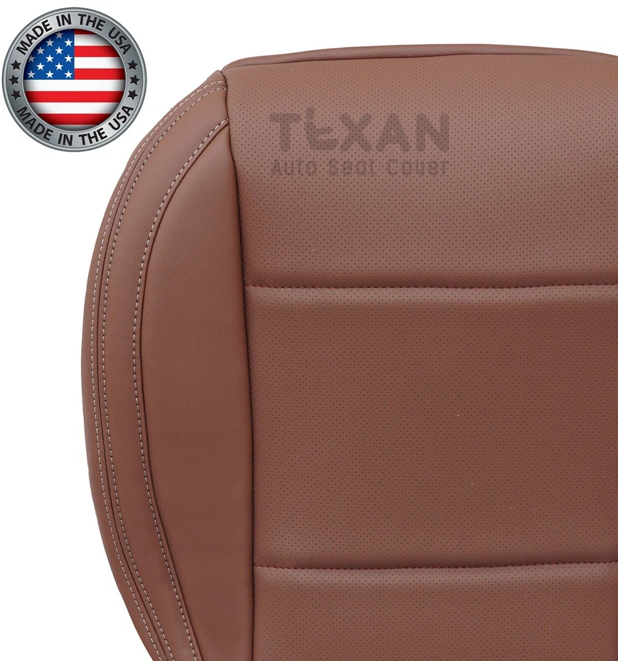 For 2015 2016 2017 Subaru Outback Driver Side Bottom Perforated Seat Cover Brown - image 3 of 4