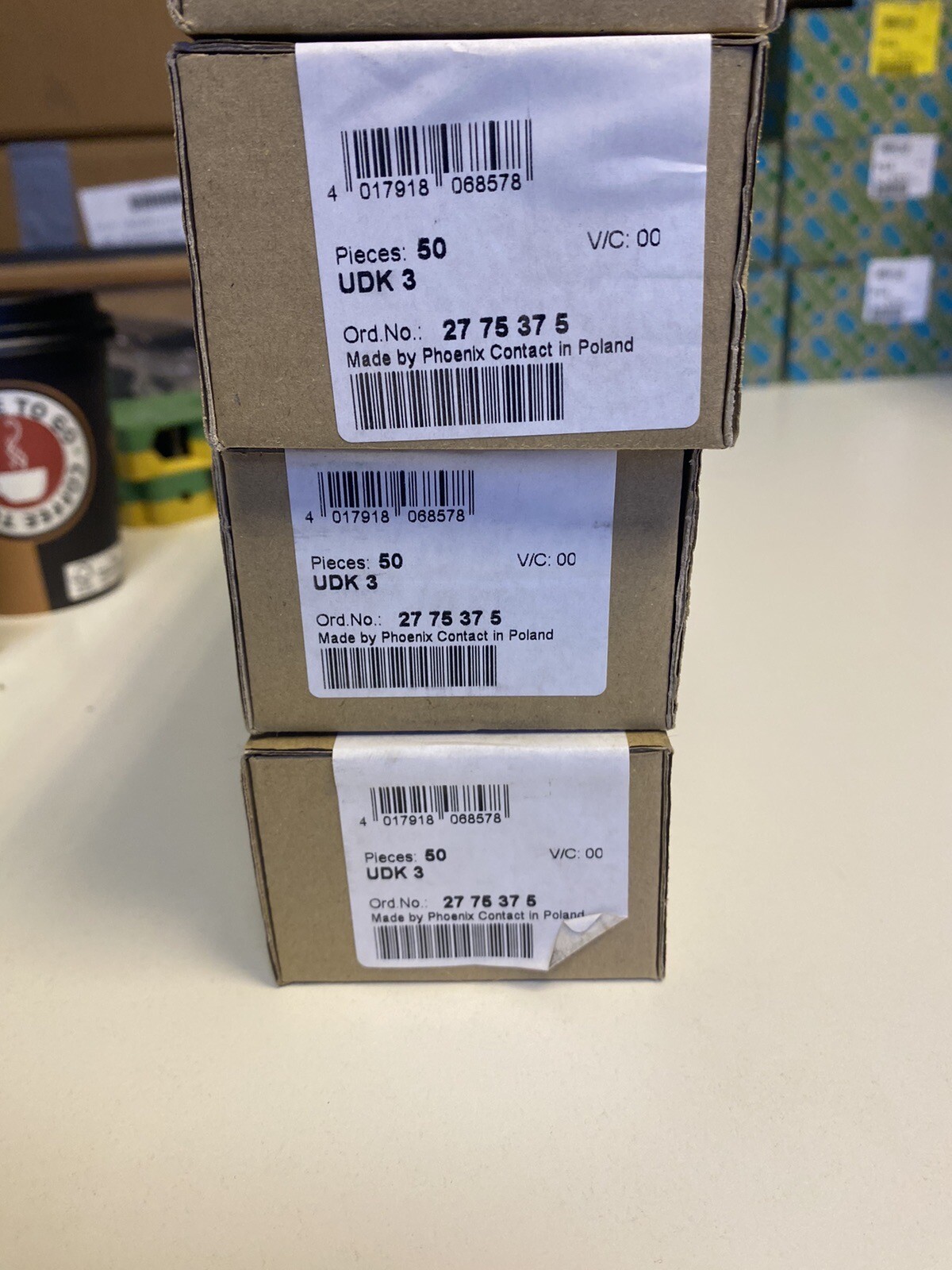 Phoenix Contact UDK 3 Through Terminal Block 50 Pcs New OVP | eBay