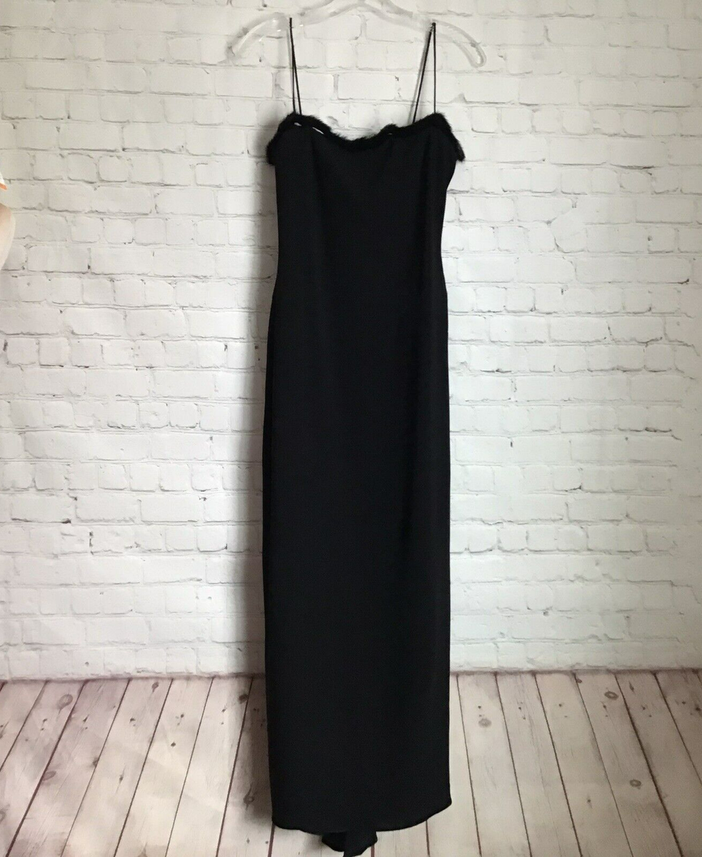 strappy maxi dress black Tube Neck Spaghetti Strap Maxi Dress main image 0