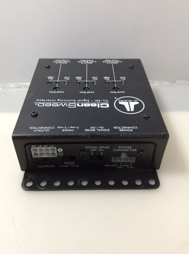 JL AUDIO CLEANSWEEP CL-SSI SIGNAL SUMMING INTERFACE - Picture 2 of 4