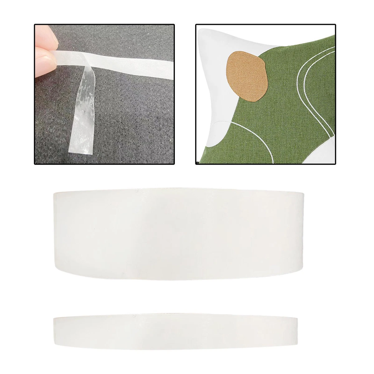 64M Rotolo Non Tessuto Double-side Interlining Tessuto Adesivo Panno - Foto 3