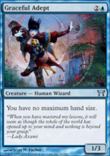 Graceful Adept PL/MP, Englisch MTG Champions of Kamigawa