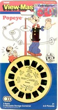 Popeye 3d View-Master 3 Reel Set SEALED